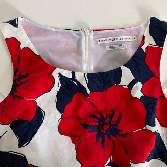 Tommy Hilfiger Women’s Dress - Floral Red- blue- white - Picture 5 of 8